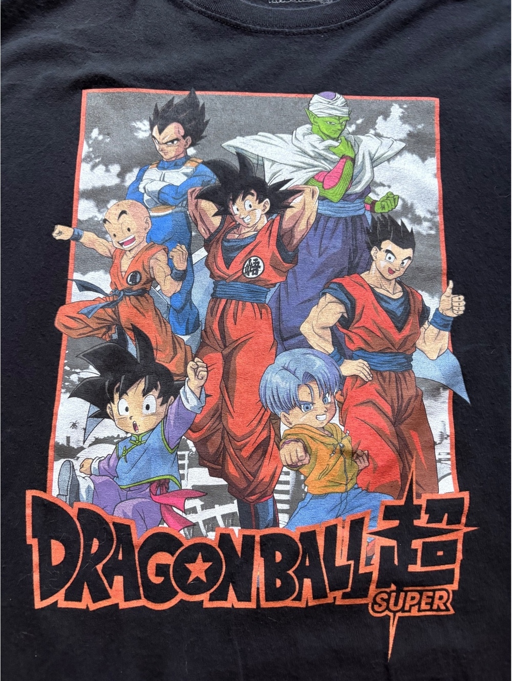 Dragon Ball Super Black Graphic T-Shirt Size 2XL